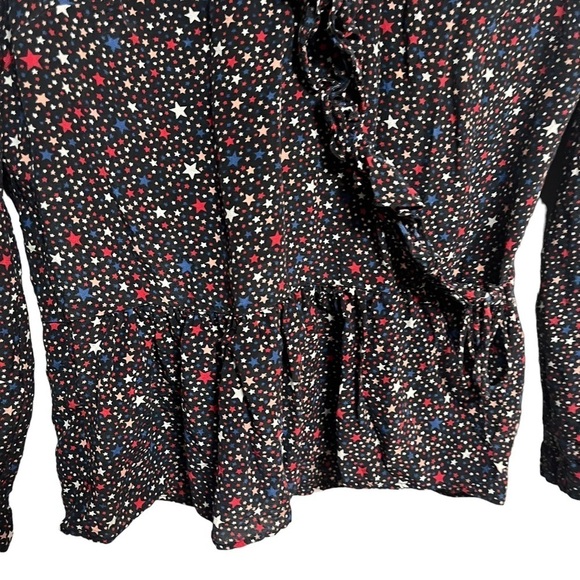 Madewell Silk Ruffle Hem Wrap Top - Picture 7 of 10